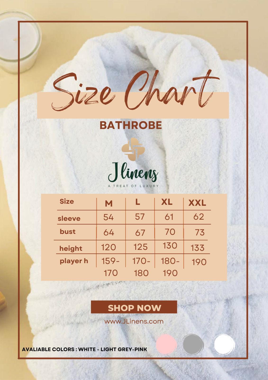 J Linens Bathrobe