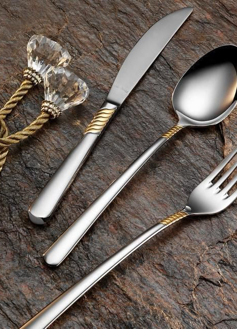 Aryildiz La Prestige Mat Plus Cutlery Set 89 Pcs with Wooden Box