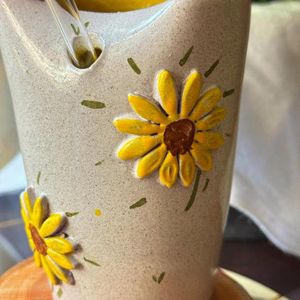 Piece of Sara Sunflower Shines Straw Cup