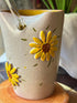 Piece of Sara Sunflower Shines Straw Cup