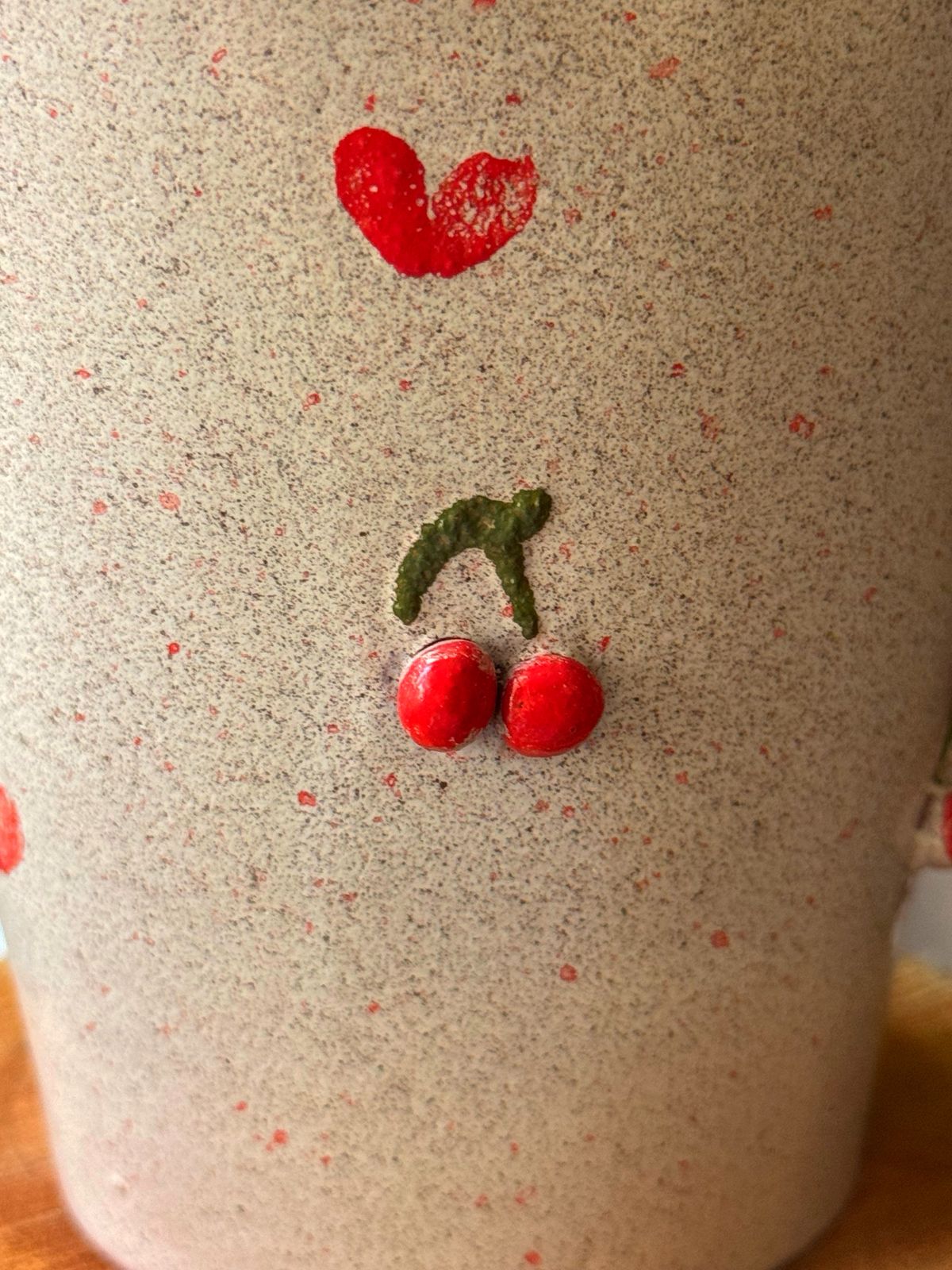 Piece of Sara Cherry Straw Cup