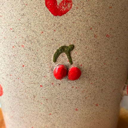 Piece of Sara Cherry Straw Cup