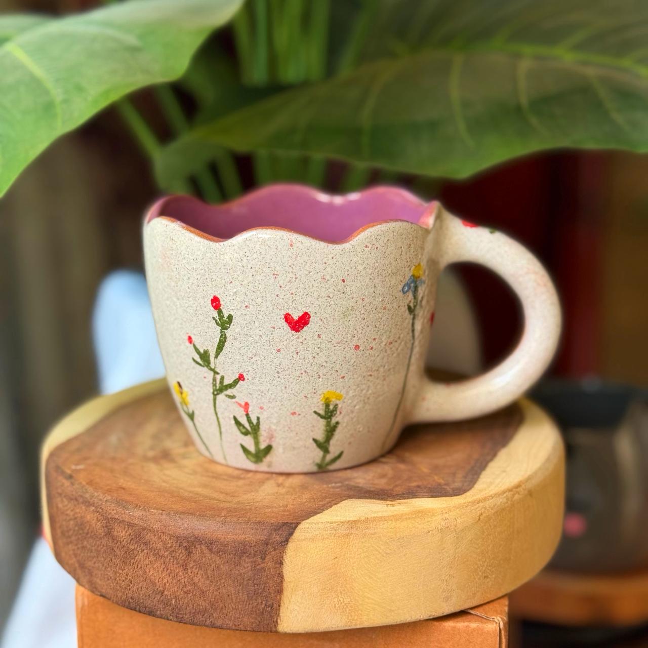 Piece of Sara Mauvy Gardenia Mug