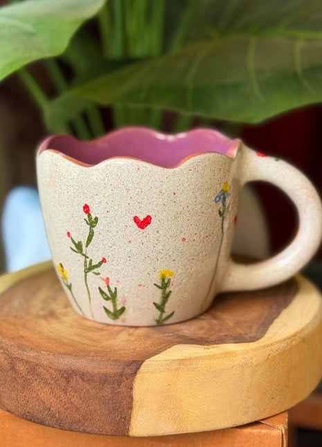 Piece of Sara Mauvy Gardenia Mug