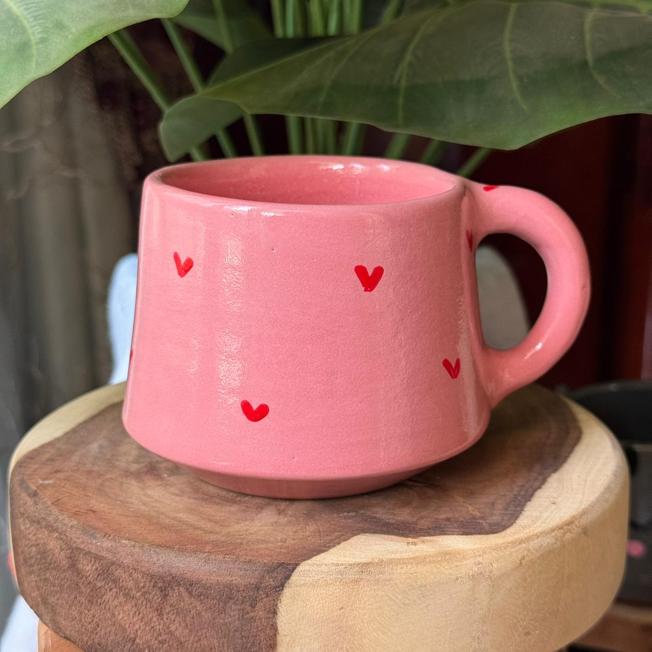 Piece of Sara Pink Hearts Mug
