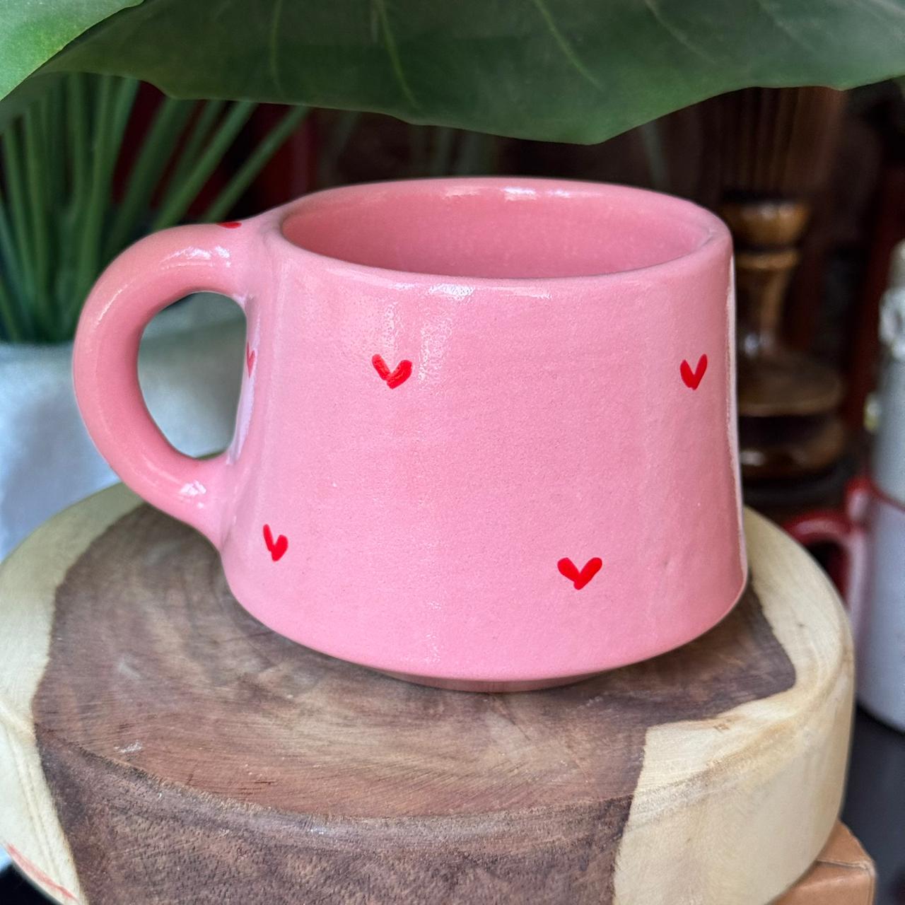 Piece of Sara Pink Hearts Mug