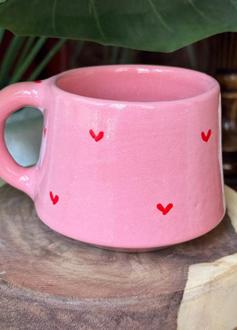 Piece of Sara Pink Hearts Mug