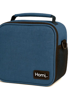 Homi Plus Thermal Bag 7 L  with a Side Mesh Pocket- Blue