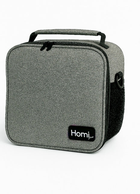 Homi Plus Thermal Bag 7 L  with a Side Mesh Pocket- Gray