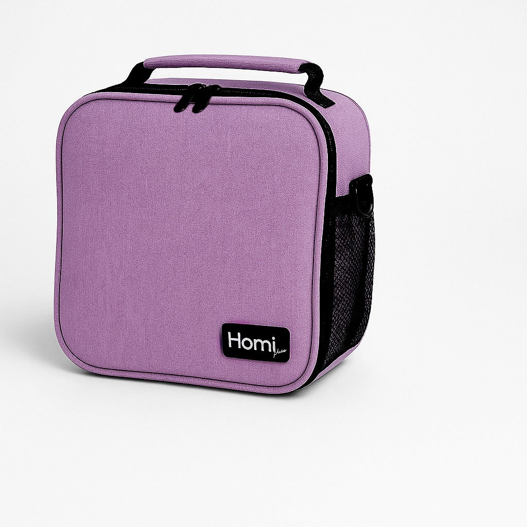 Homi Plus Thermal Bag7 L  with a Side Mesh Pocket- Purple