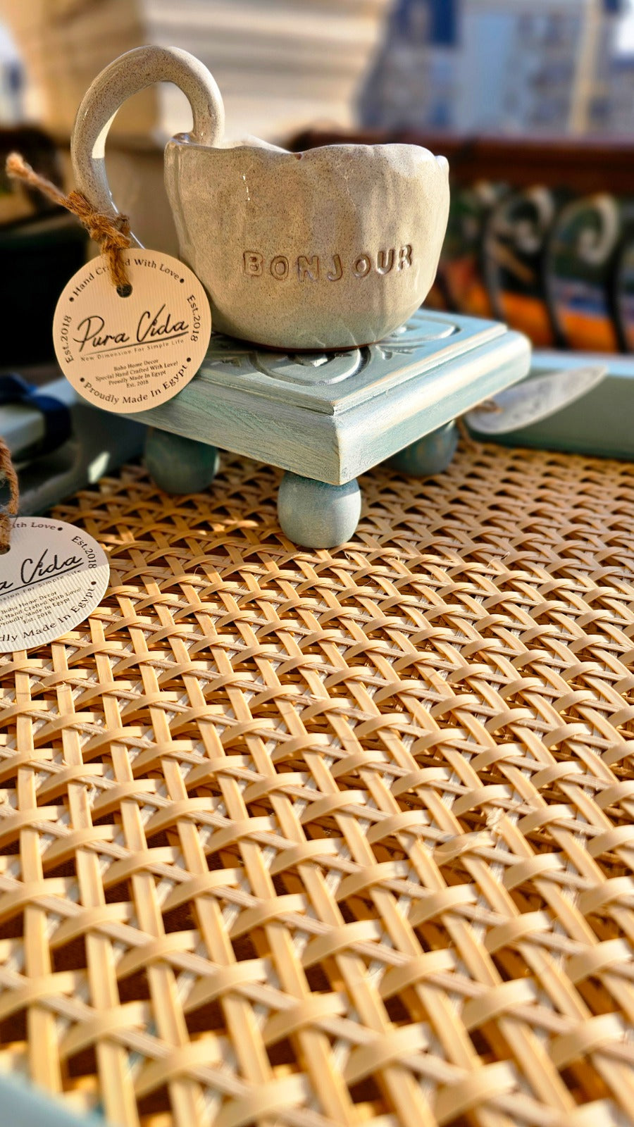 Pura Vida Estate Élevé Coaster