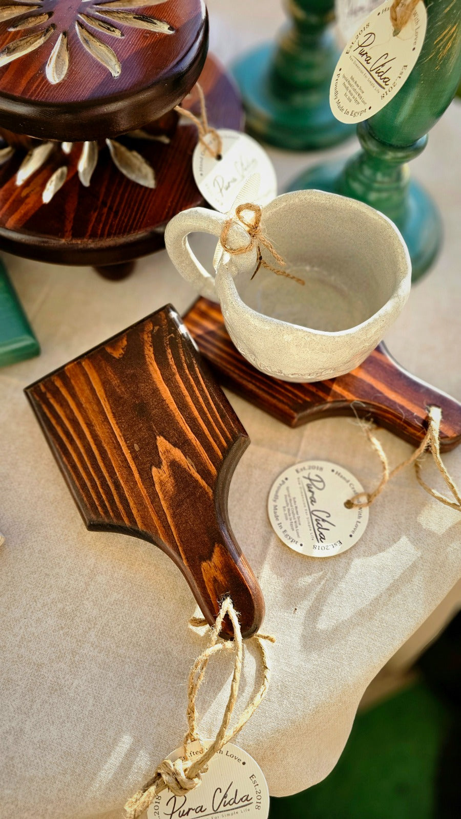 Pura Vida Rustic Coasters