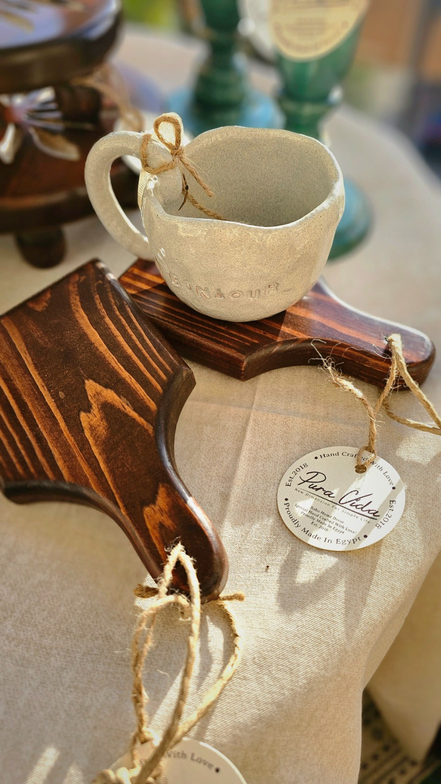 Pura Vida Rustic Coasters