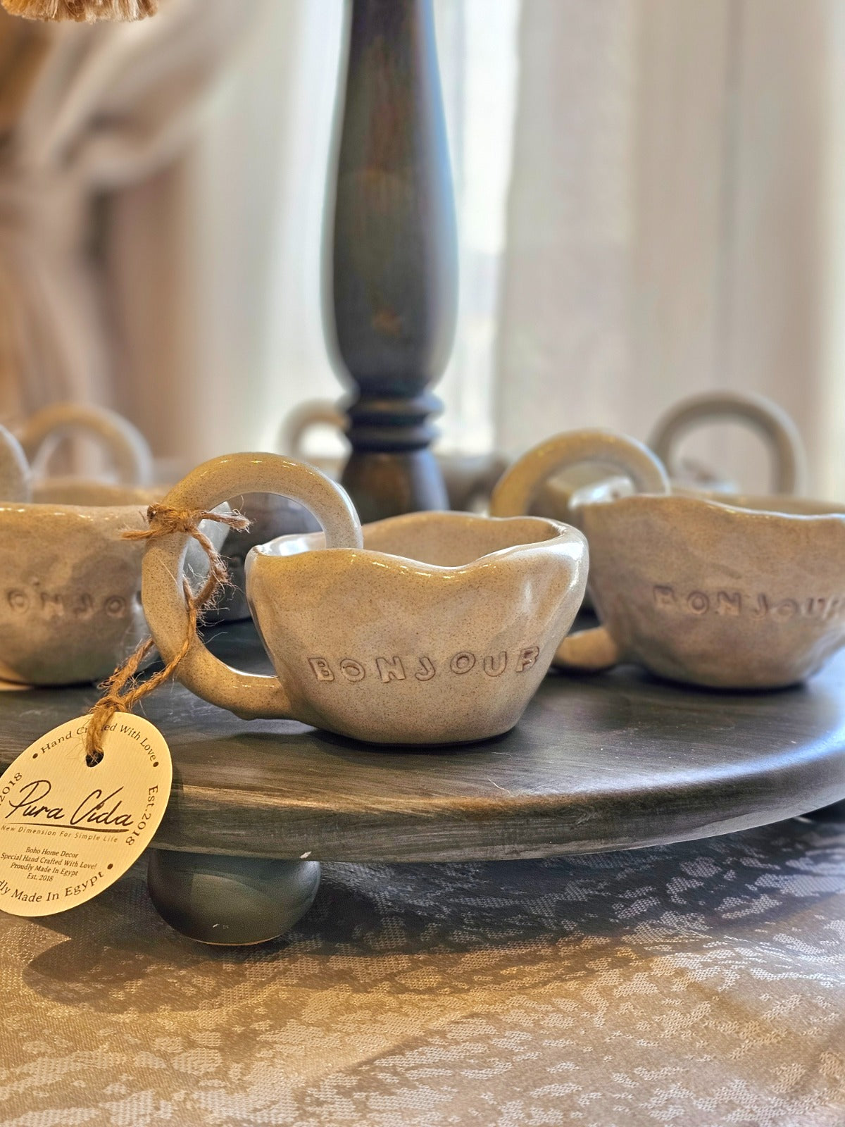Pura Vida Boho Mug Set of 2 (100 ml)
