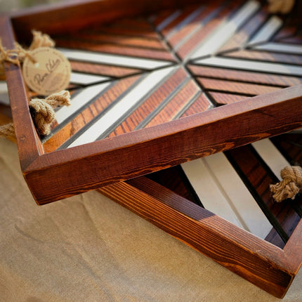 Pura Vida Boho Tray Set of 2