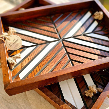 Pura Vida Boho Tray Set of 2