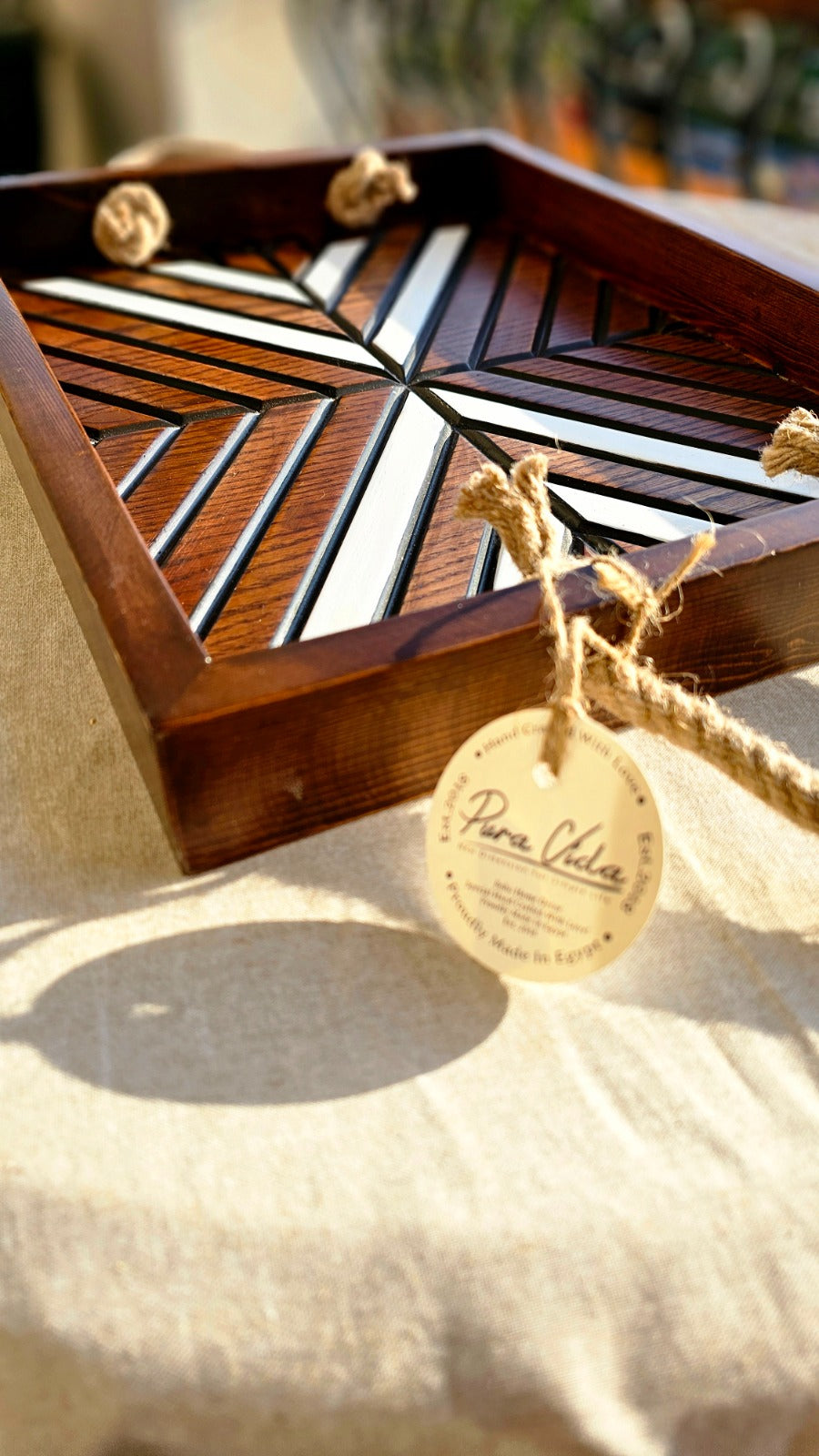 Pura Vida Boho Tray Set of 2