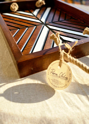 Pura Vida Boho Tray Set of 2