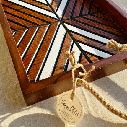 Pura Vida Boho Tray Set of 2
