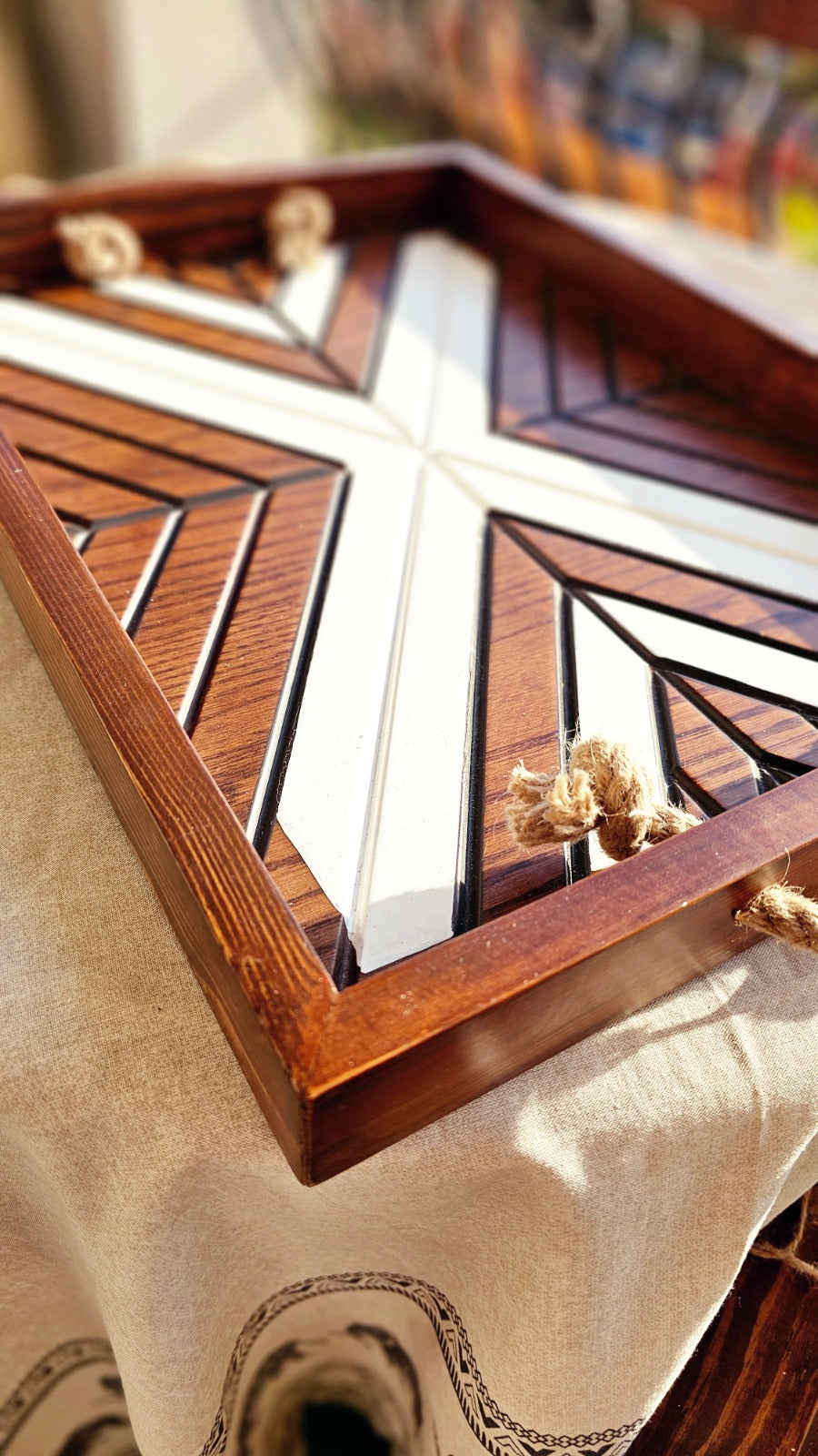 Pura Vida Boho Tray Set of 2