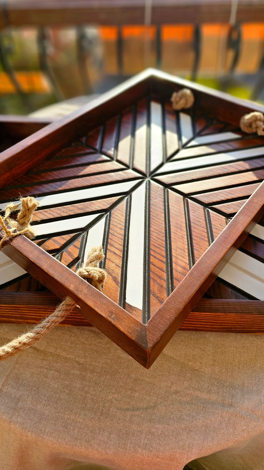 Pura Vida Boho Tray Set of 2