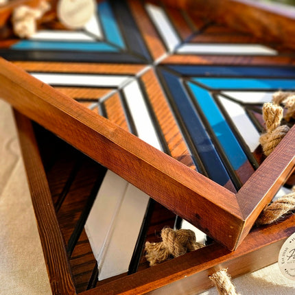 Pura Vida Boho Tray Set of 2