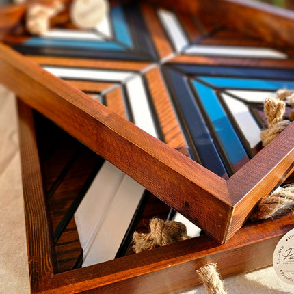 Pura Vida Boho Tray Set of 2