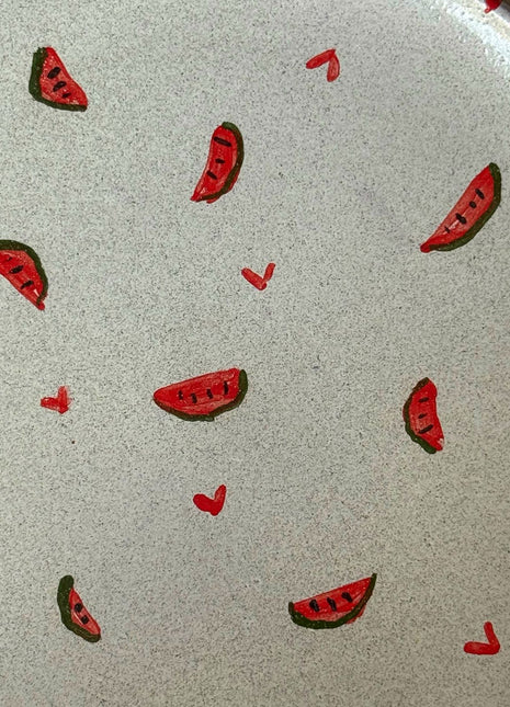 Piece of Sara Hearts Plate (Food Safe)