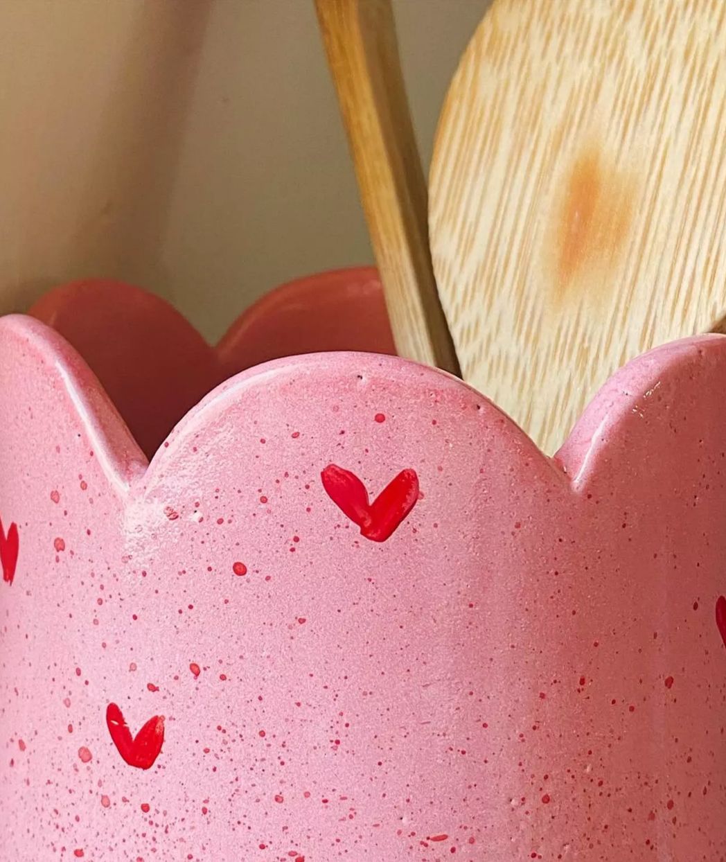 Piece of Sara Pink Hearts Holder