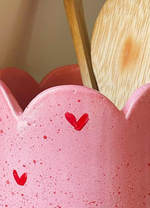 Piece of Sara Pink Hearts Holder