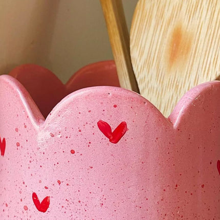 Piece of Sara Pink Hearts Holder