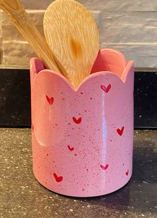 Piece of Sara Pink Hearts Holder