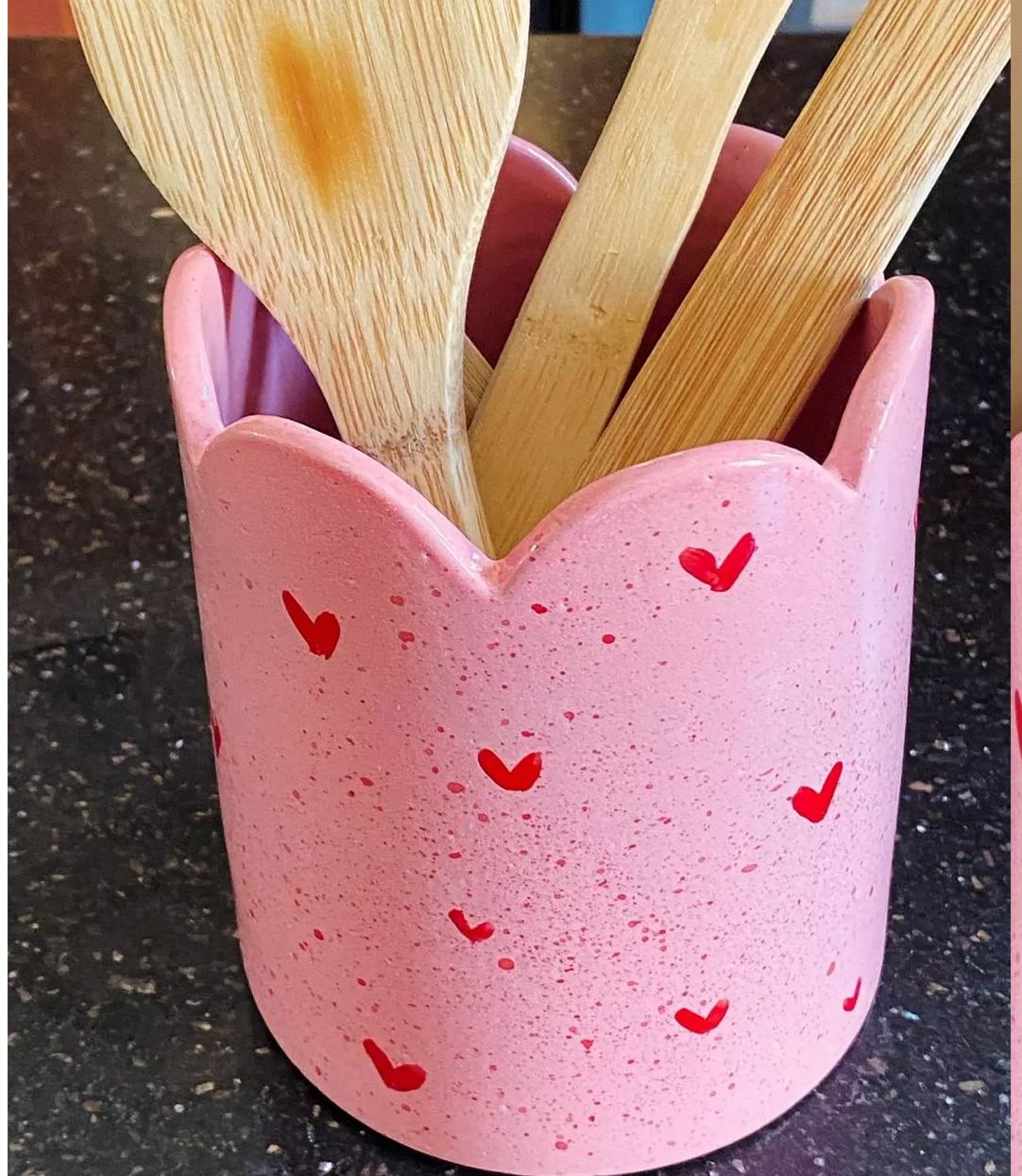 Piece of Sara Pink Hearts Holder