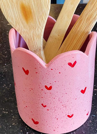 Piece of Sara Pink Hearts Holder