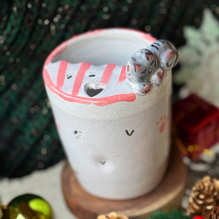 Piece of Sara Grey Kitty Tumbler