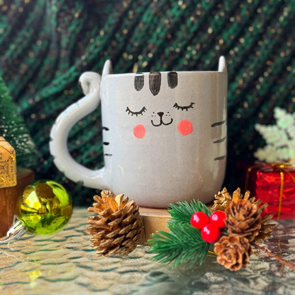 Piece of Sara Grey Kitty Mug (320 ml)