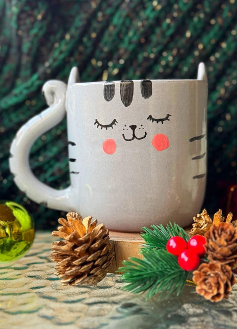 Piece of Sara Grey Kitty Mug (320 ml)