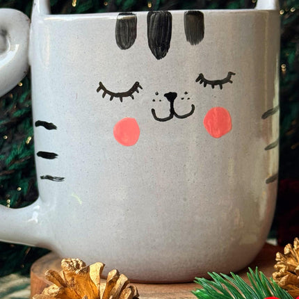 Piece of Sara Grey Kitty Mug (320 ml)