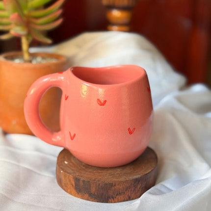 Piece of Sara Pink Hearts Mug