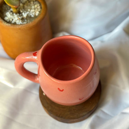 Piece of Sara Pink Hearts Mug