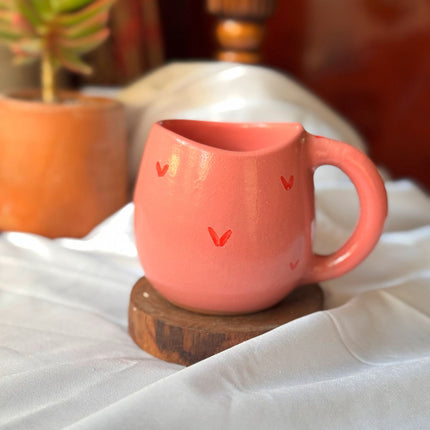 Piece of Sara Pink Hearts Mug