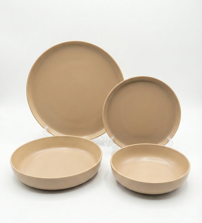 Tulu Granulated Creamy 24 Pc Dinner Set
