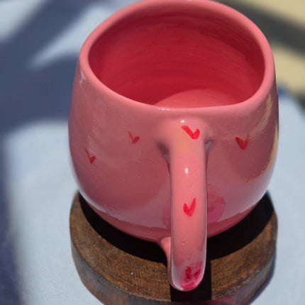 Piece of Sara Pink Hearts Mug