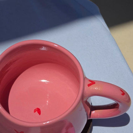 Piece of Sara Pink Hearts Mug
