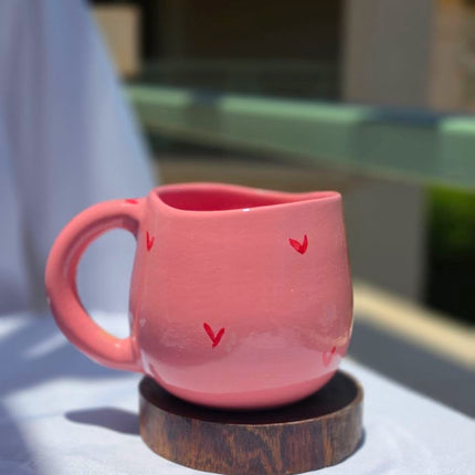 Piece of Sara Pink Hearts Mug