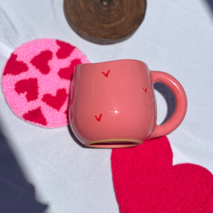Piece of Sara Pink Hearts Mug