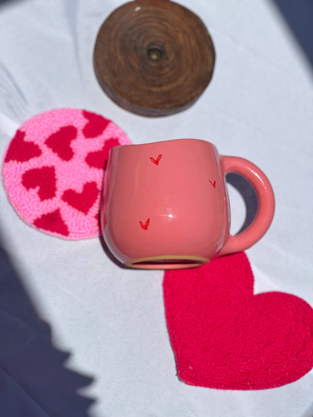 Piece of Sara Pink Hearts Mug