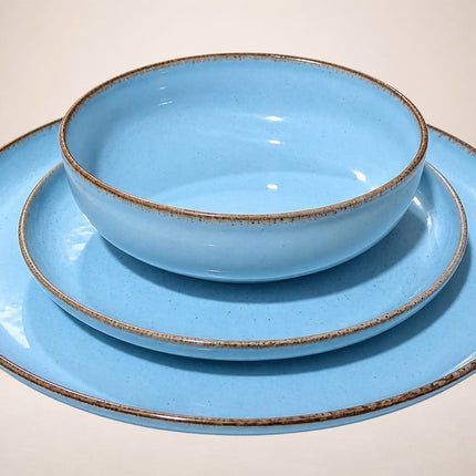 Tulu Light Blue 24 Pcs Dinner Set