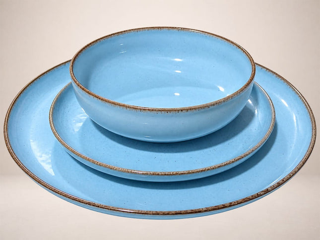 Tulu Light Blue 24 Pcs Dinner Set
