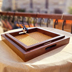 Medium 2 Pcs (30*30) + (35*35) / Classic Brown